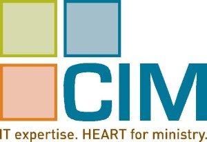 CIM logo and slogan IT expertise. Heart for ministry